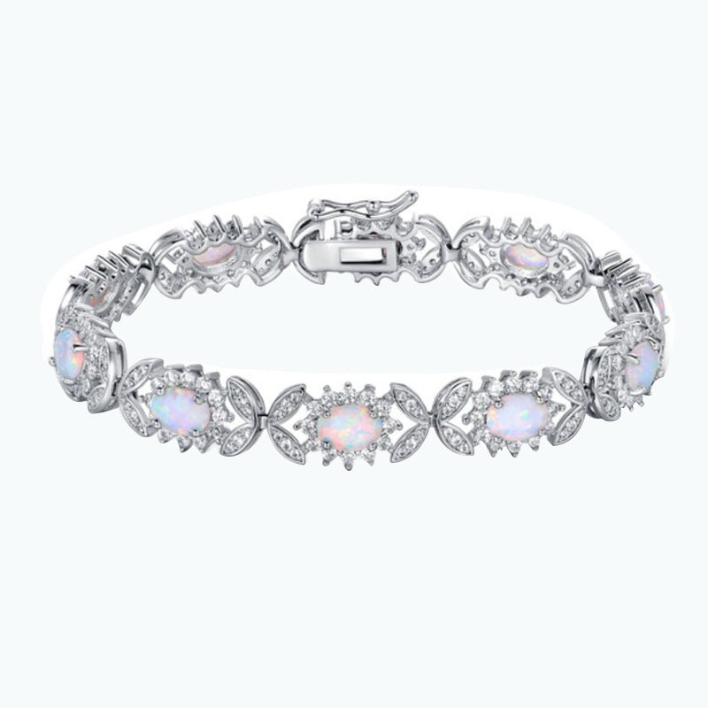 Jewelry Fashion Zircon Opal Bracelet