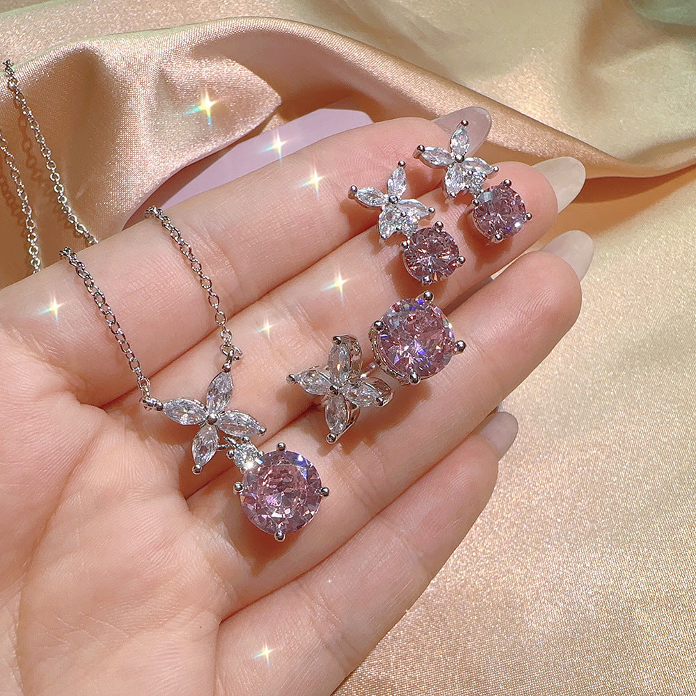 Jewelry Suit Fashion SquareZircon