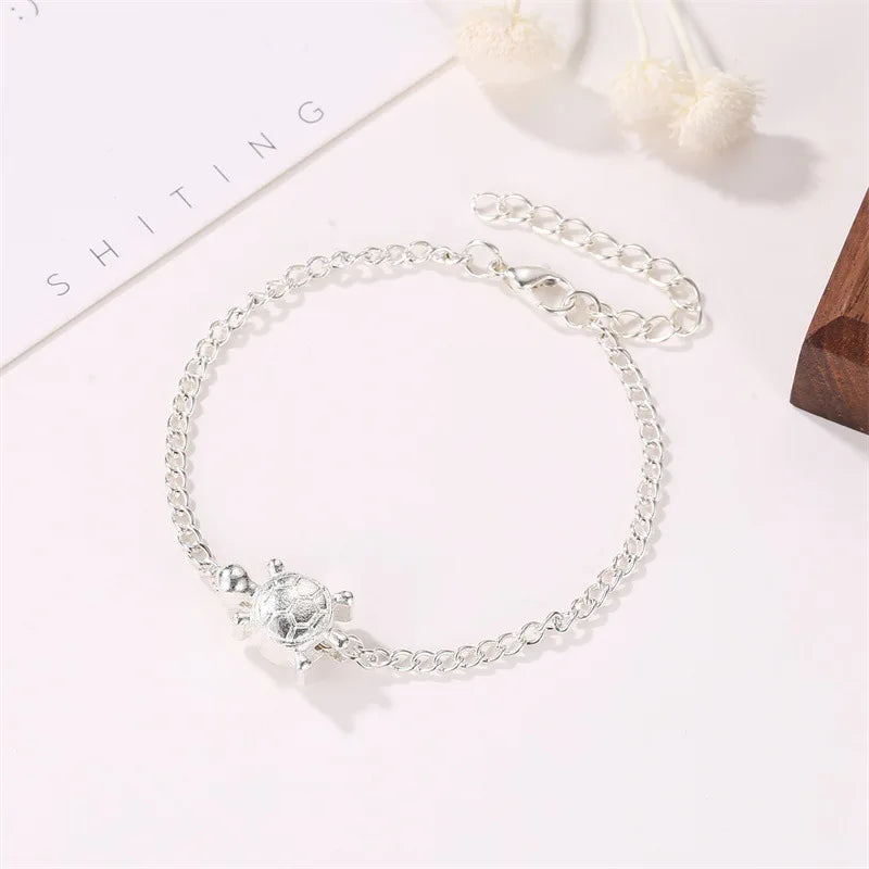 New Simple And Small Turtle Anklet Ethnic Style Retro Classic Beach Men And Women Anklet FT1044